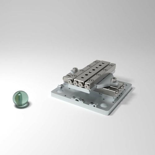 Mesa de coordenadas linear - XY-SLC24:60 - SmarAct GmbH - de 2 eixos / em malha fechada / modular