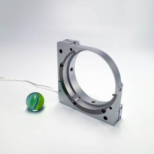 Porta-espelho motorizado - STT-50.8 - SmarAct GmbH - para instalação / em alumínio / em titânio