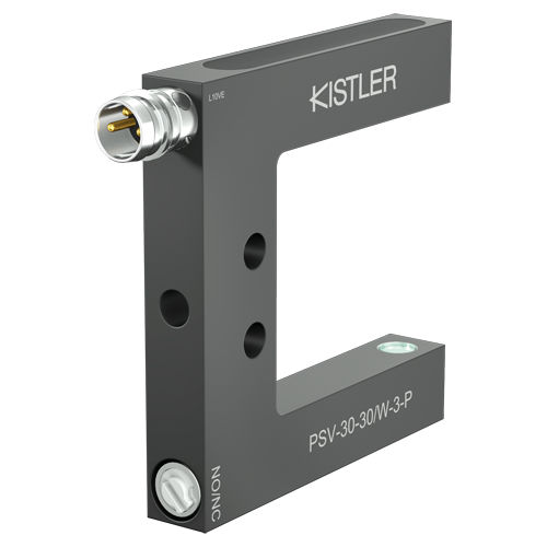 Sensor óptico tipo forquilha - PSV-10-30/W-3-P - Kistler