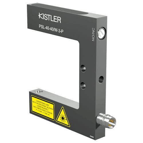 Sensor óptico tipo forquilha a laser - PSL-25-80/W-3-P - Kistler