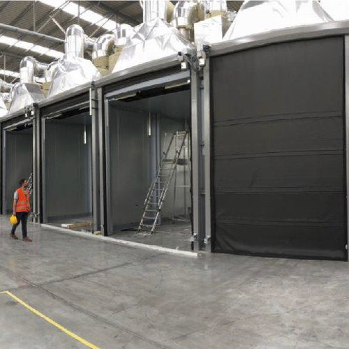 Persiana motorizada - PUERTAS FERROFLEX SL - para ambiente interno / industrial / em aço inoxidável