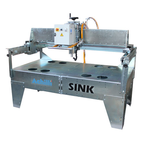 Máquina de furação para pedra - SINK - Achilli s.r.l. - elétrica / compacta / de velocidade variável