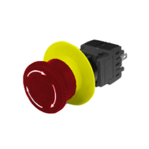 Botão de comando cogumelo - 41 series - Werner Electric GmbH - de freio de emergência / redondo / eletromecânico