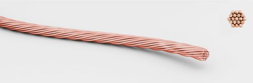 Fio elétrico isolado - 40001410 - MediKabel GmbH - em cobre / em PVC / monocondutor
