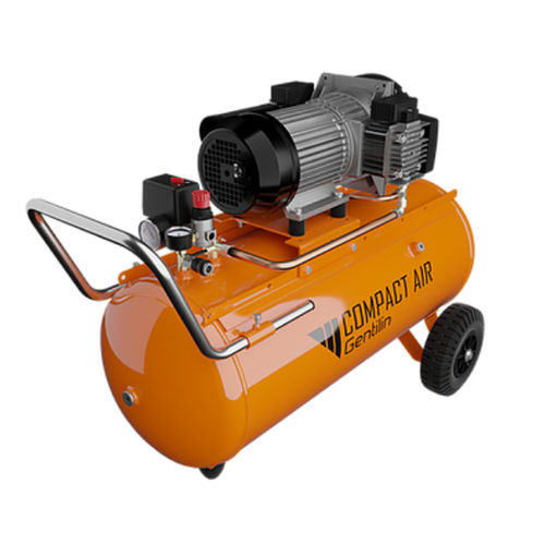 Compressor de pistão - C330/100 - GENTILIN SRL - de ar / com motor elétrico / com rodas