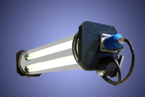 Fonte de luz para lâmpada fluorescente - LT 2x80FC - Lumiair - branca / com refletor