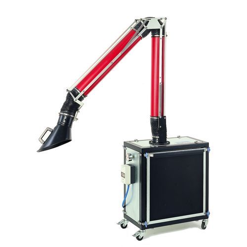 Exaustor de fumaça móvel - D - Airbravo Srl - industrial / com filtro seco / com braço de aspiração