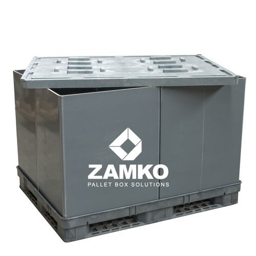 Caixa-palete em PP - PAG.m83 - ZAMKO - de armazenamento / para transporte de cargas pesadas / de movimentação