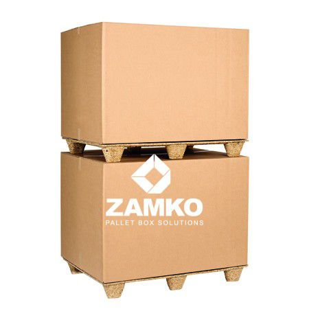 Caixa-palete em cartão - KAN.e80 - ZAMKO - de transporte / leve / descartável