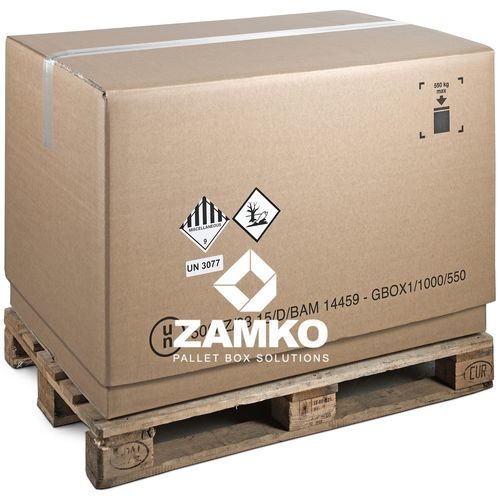 Caixa-palete em cartão - KUN.e80 - ZAMKO - de transporte / com homologação ONU