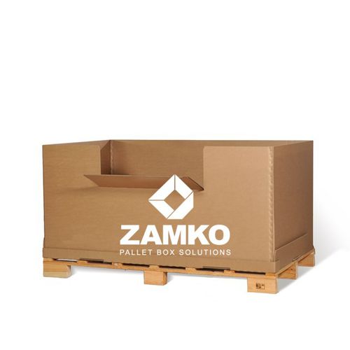 Caixa-palete em cartão - KAN.f80 - ZAMKO - organizadora / para transporte de cargas pesadas / de movimentação