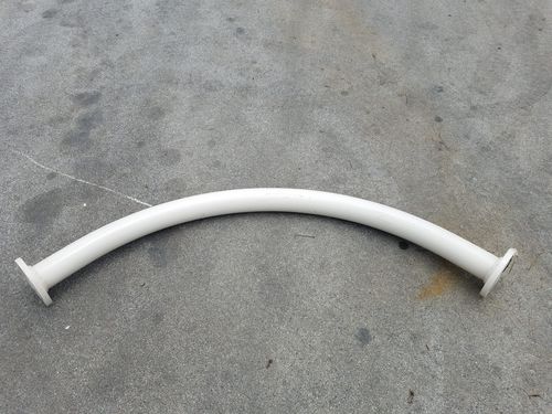 Cotovelo para tubos em aço inoxidável - Macawber Engineering Inc. - de alumínio / para transporte pneumático / 90°