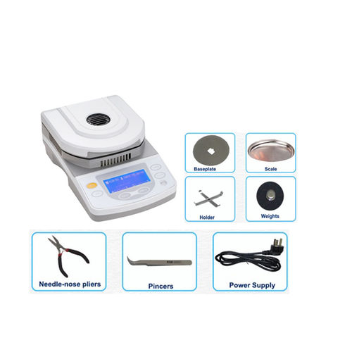 Balança determinadora de umidade de laboratório - MA-100A-1 - U-Therm International (H.K.) Limited - com display LCD / de bancada / de precisão