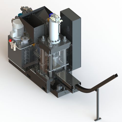 Briquetadeira de cavacos - PM2 - SFH - para briquetes cilíndricos