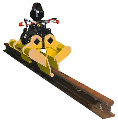 Garra para elevação de cargas de reagrupamento - KM 632HPX Rail - KINSHOFER - rotativa / para escavadeira