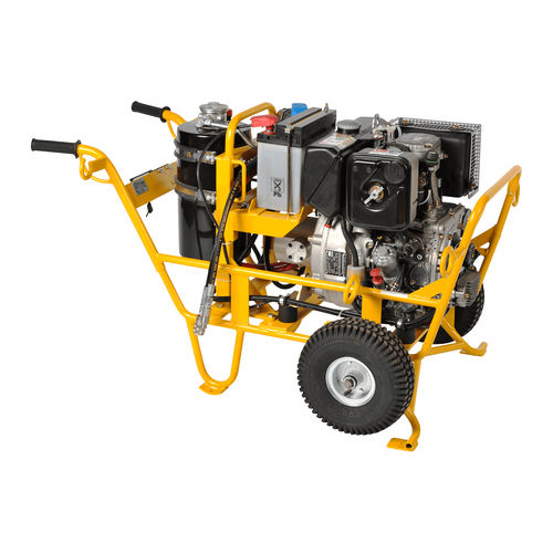 Unidade hidráulica com motor de combustão - D4 - Darda GmbH - de alta pressão / para construção civil / para garrafas