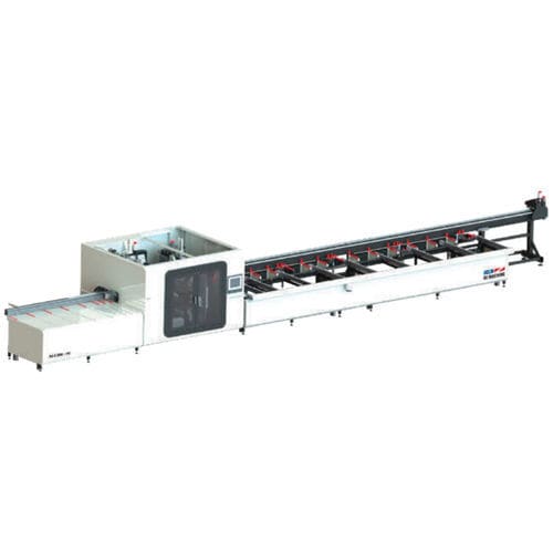 Linha de usinagem e de corte multifuso - ALCOR IV - OZMACHINE - automática / CNC / para perfil de alumínio
