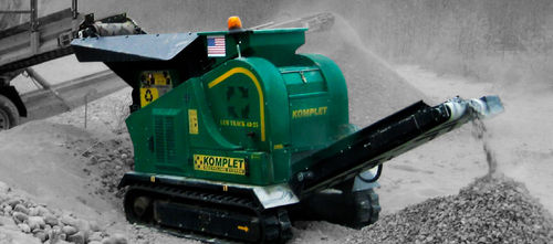 Britador de mandíbulas - LEM TRACK 4825 - Komplet Italia srl - móvel / a diesel / de esteiras