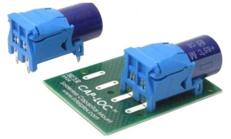 Capacitor eletrolítico - CAP-LOC ™ - Interplex Industries - para circuitos impressos