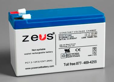 Bateria de chumbo-ácido - PC7.2-12F2  - ZEUS Battery Products - monobloco / 12 V