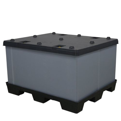 Caixa-palete em material plástico - UP4048xx-C series - RPP Containers - de movimentação / de proteção / dobrável