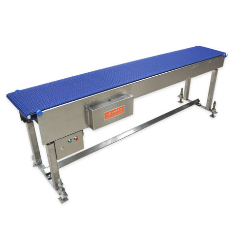 Transportador de esteira - Keymac Packaging Systems - de corrente em lâminas / de pacotes / para linha de embalagem
