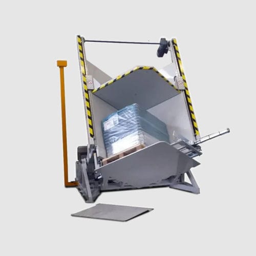 Virador elétrico - V-Shape - TOPPY SRL - de paletes / com plataforma / automático