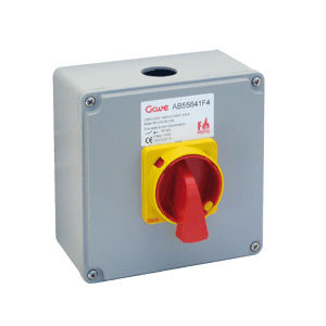 Chave seccionadora com caixa em alumínio - F-400 Aluminium enclosure 15-250A - GAVE ELECTRO - resistente ao fogo / industrial