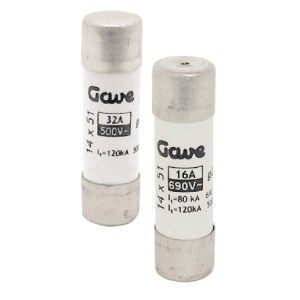 Fusível cilíndrico - gG - GAVE ELECTRO - Classe gG