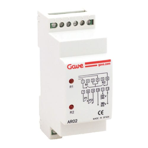Relé de proteção de nível - AR02 - GAVE ELECTRO - para bomba / para compressor / para trilho DIN