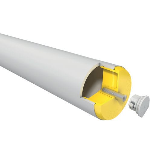 Rolo de transportador livre - 15 series - Interroll - em PVC / em alumínio / em aço inoxidável
