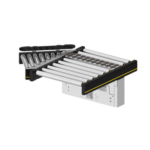 Transportador de esteira - RM 8711 - Interroll - de rolos / convergente / de descarga