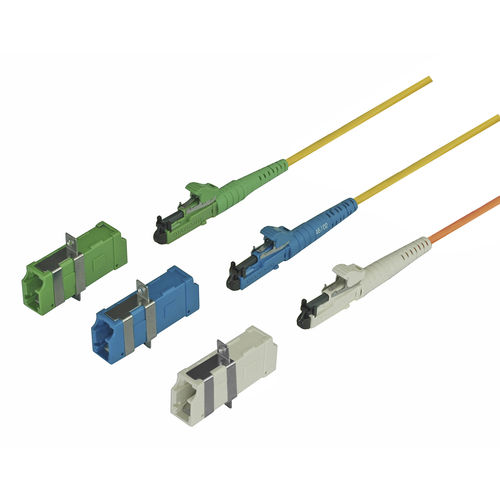Conector óptico - F-3000® series - DIAMOND SA - de fibra óptica / LC / reto