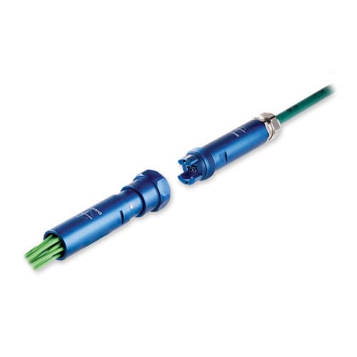Conector óptico - DiaFlex MT  - DIAMOND SA - de fibra óptica / cilíndrico / metálico