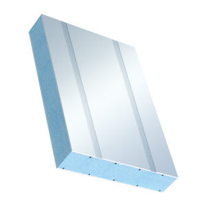 Painel sanduíche com núcleo em poliestireno expandido - Weiss Chemie - face em PVC / para parede / para parede divisória