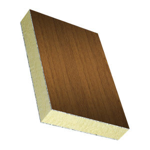 Painel sanduíche núcleo de espuma - ALU/HD - Weiss Chemie - face em alumínio / para duto / para porta