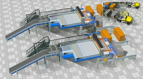 Paletizador pela parte superior - Shin Heung Machine Company (SMC) - para sacos / para caixas