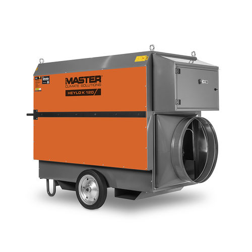 Aerotermo a óleo combustível - Heylo K 120 - Dantherm Group - móvel / industrial