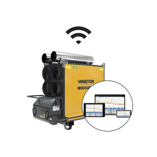 Sistema de monitoramento remoto - InfoAir - Dantherm Group - de condição de máquina / de alarme