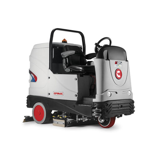 Lavadora automática de piso para operador a bordo - C85 NSC - Comac spa - a bateria / economizadora de água / ecossustentável