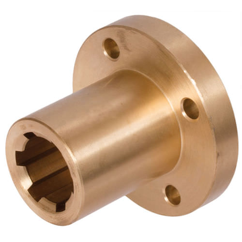Cubo de fixação estriado - 62330200 - MÄDLER GmbH - com flange