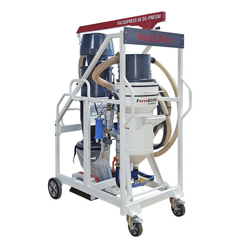 Jateador de areia manual - Vacuupress  - FerroECOBlast - por pressão / móvel