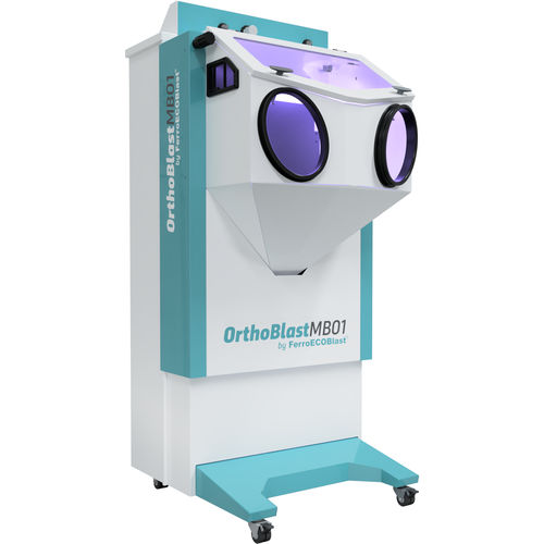 Cabine de jateamento de areia por pressão - MB01 DUO PB - FerroECOBlast - manual / em aço inoxidável
