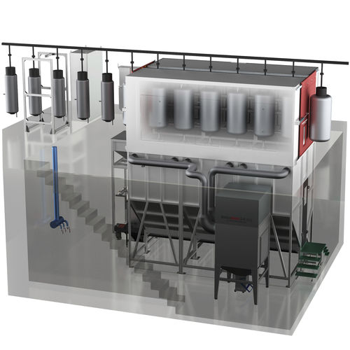 Jateador de areia automático - BoilerBlast 2/6 Eco - FerroECOBlast - por pressão