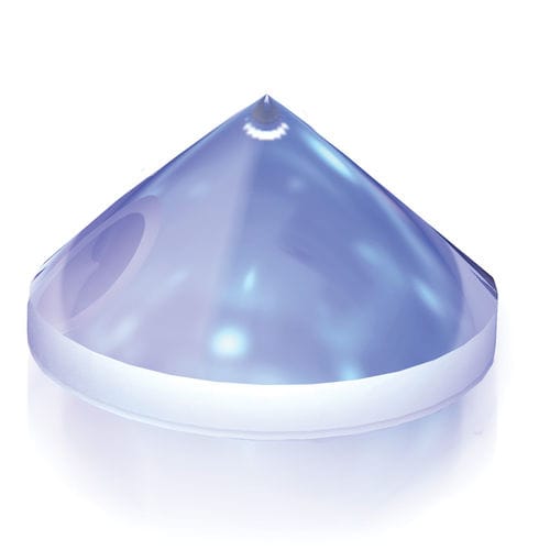 Lente axicon - APX - Altechna - plano-convexa / em sílica fundida / UV