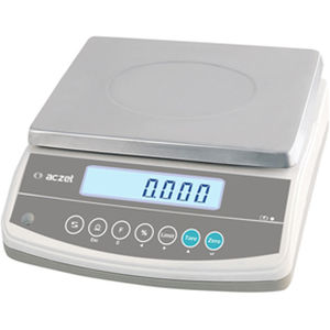 Balança contadora - CZ series - Aczet Pvt Ltd. - externa / com display LCD / em aço inoxidável
