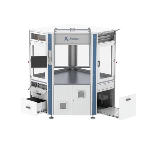 Estrutura de máquina octogonal - X-frame - häwa GmbH - hexagonal / para sistema indexador rotativo