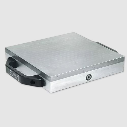 Placa magnética de ímãs permanentes - 220.30 - SAV GmbH - quadrada / para retificação