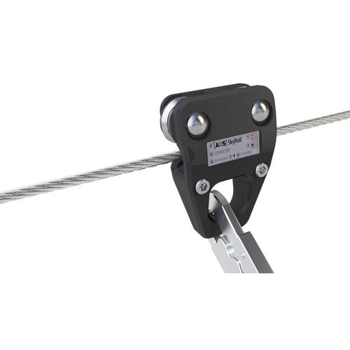 Carrinho porta-cabos em aço inoxidável - ABS SkyRoll - SafetyConcept s.a. - em alumínio / de rolos