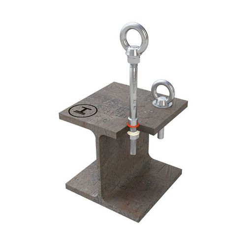 Ponto de ancoragem antiqueda em aço inoxidável - ABS-Lock III-ST - SafetyConcept s.a. - para aço / para telhado